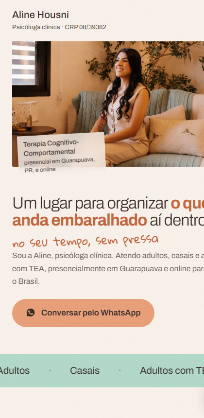 Site de Aline Housni